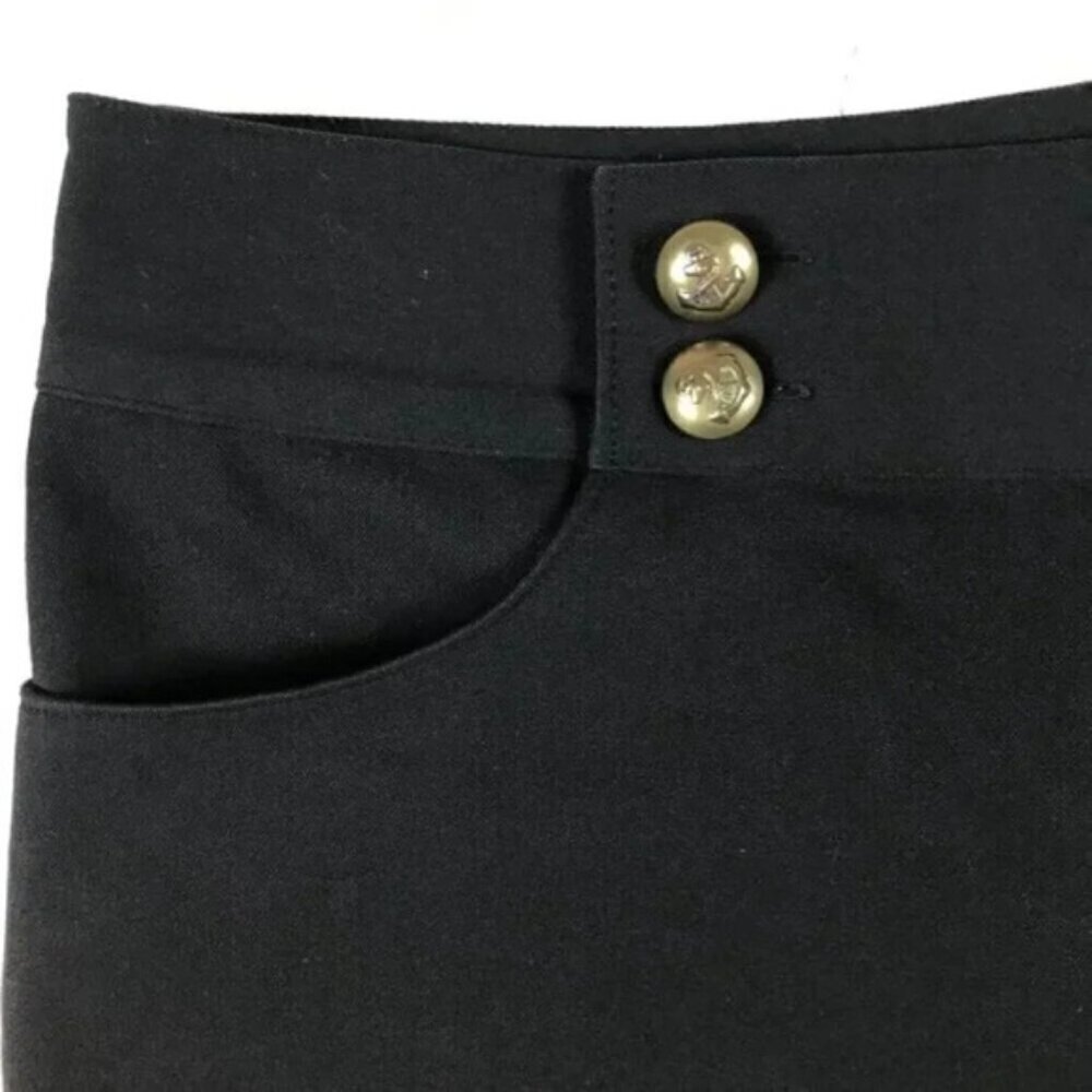 H&M Black Casual Nautical Shorts Size 8 - Picture 4 of 11
